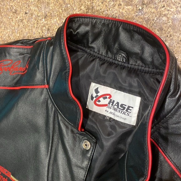 NWT Chase Authentics Dale Earnhardt Sr. Leather Jacket Nascar 7 Time Champ 2XL - Picture 5 of 17